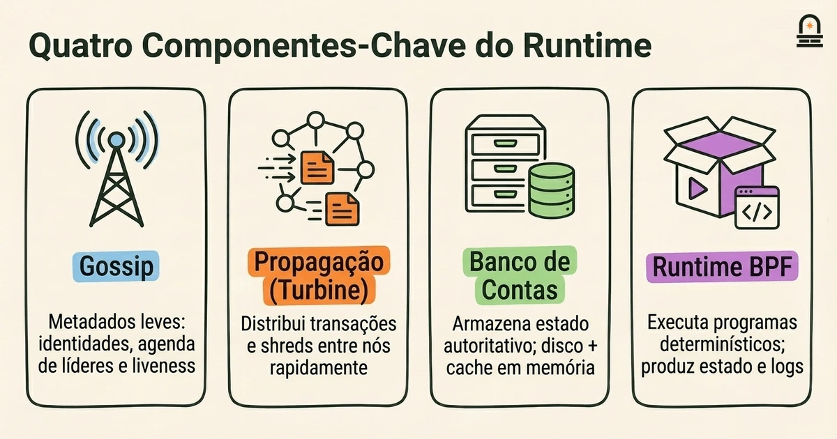 Quatro Componentes-Chave do Runtime