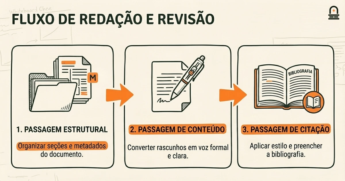 Fluxo de Redação e Revisão