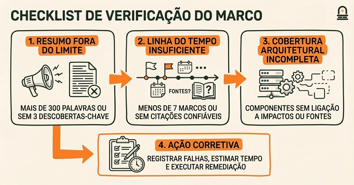 Checklist de Verificação do Marco