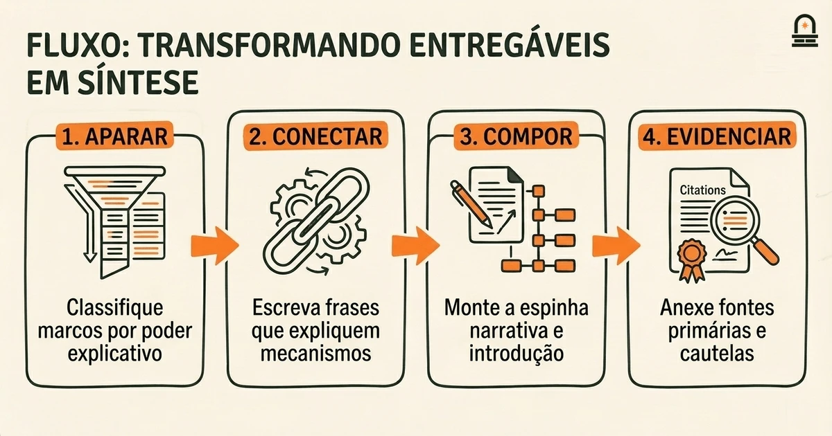 Fluxo: Transformando Entregáveis em Síntese